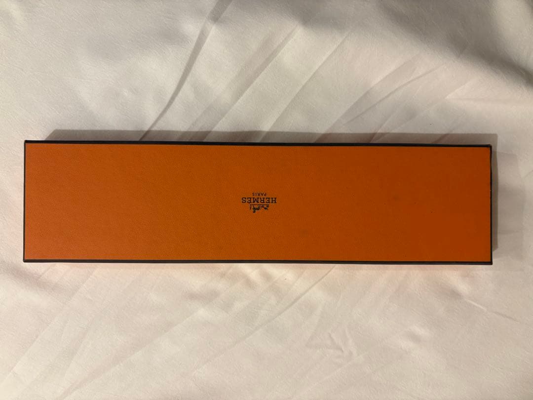HERMES メンズスカーフ　タグ箱付き