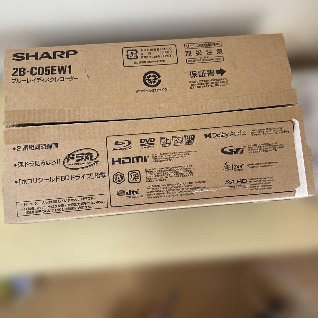 鉄*号様 SHARP Blu-rayレコーダー
