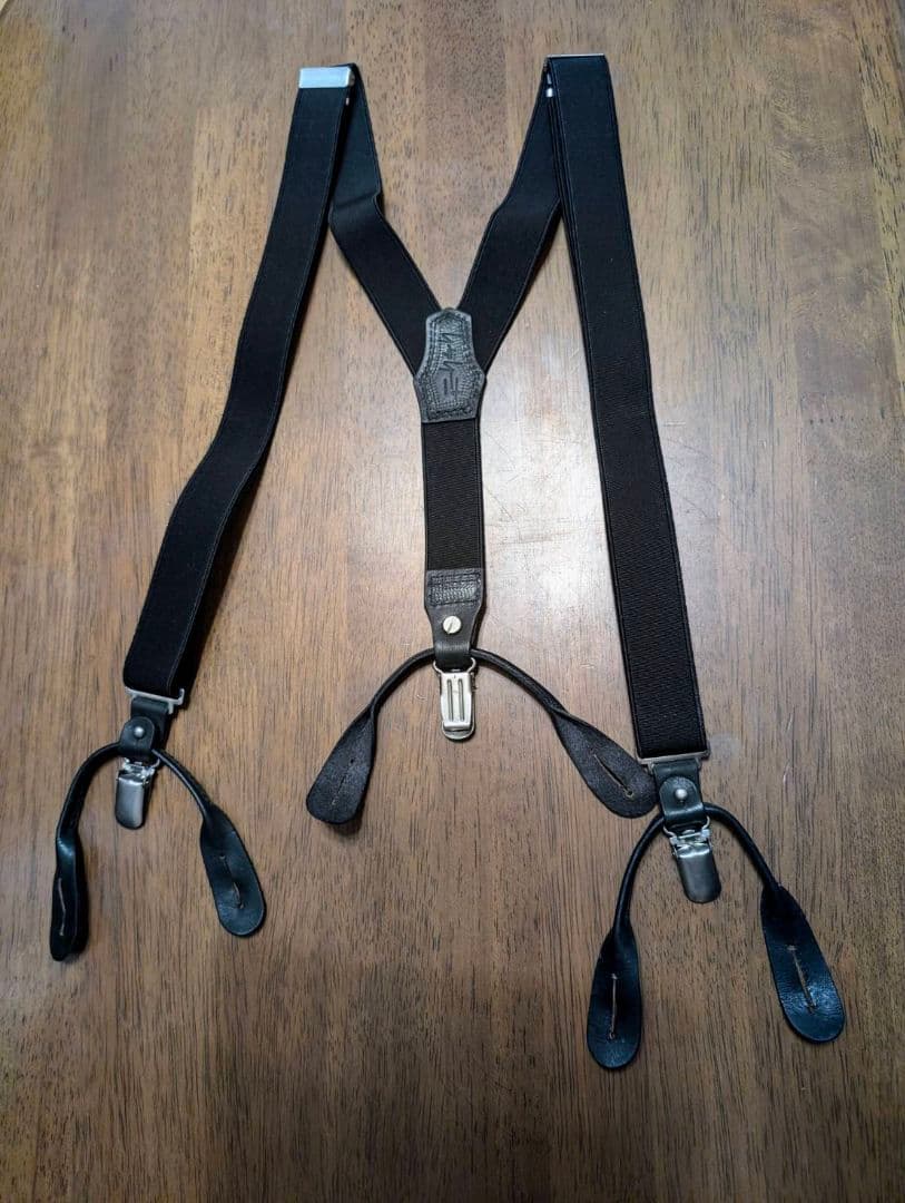 ヨウジヤマモト プールオム サスペンダー HT-Q30-299-I-M