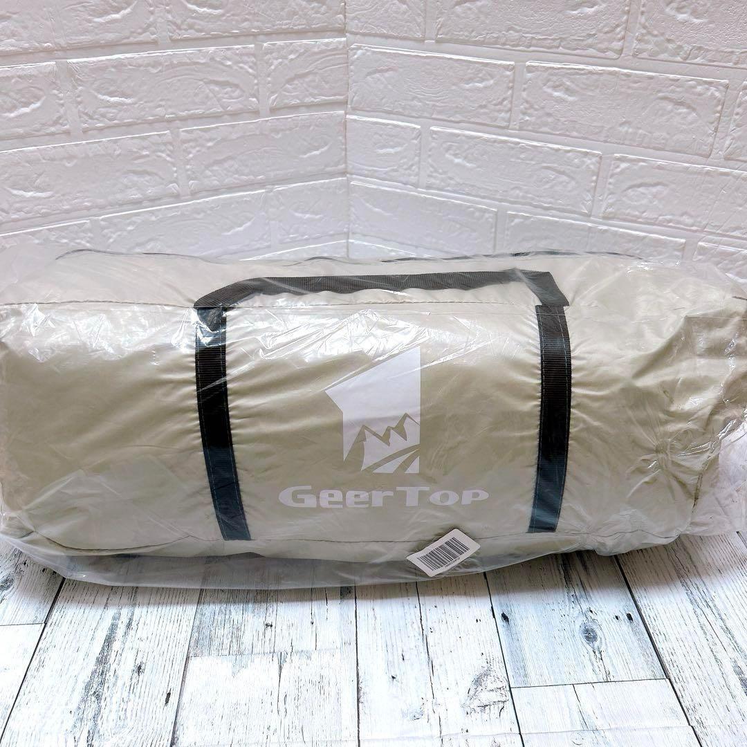 GEERTOP⭐️テント 4-6人用 大型 グリーン 防災 アウトドア キャンプ