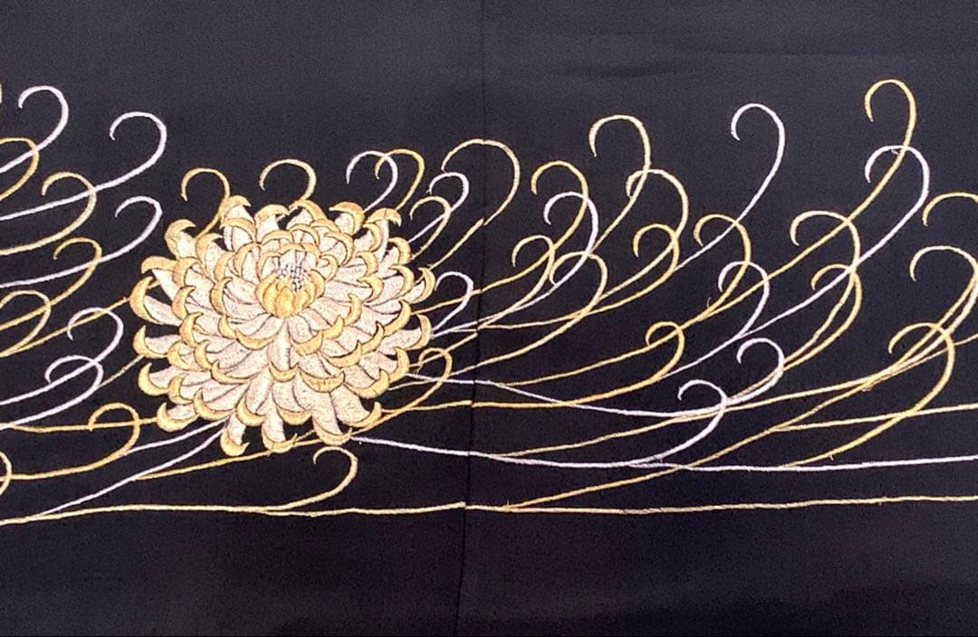 チ*〜様 着物　留袖　リメイク　ロングワンピース　マーガレット風ストール　セット