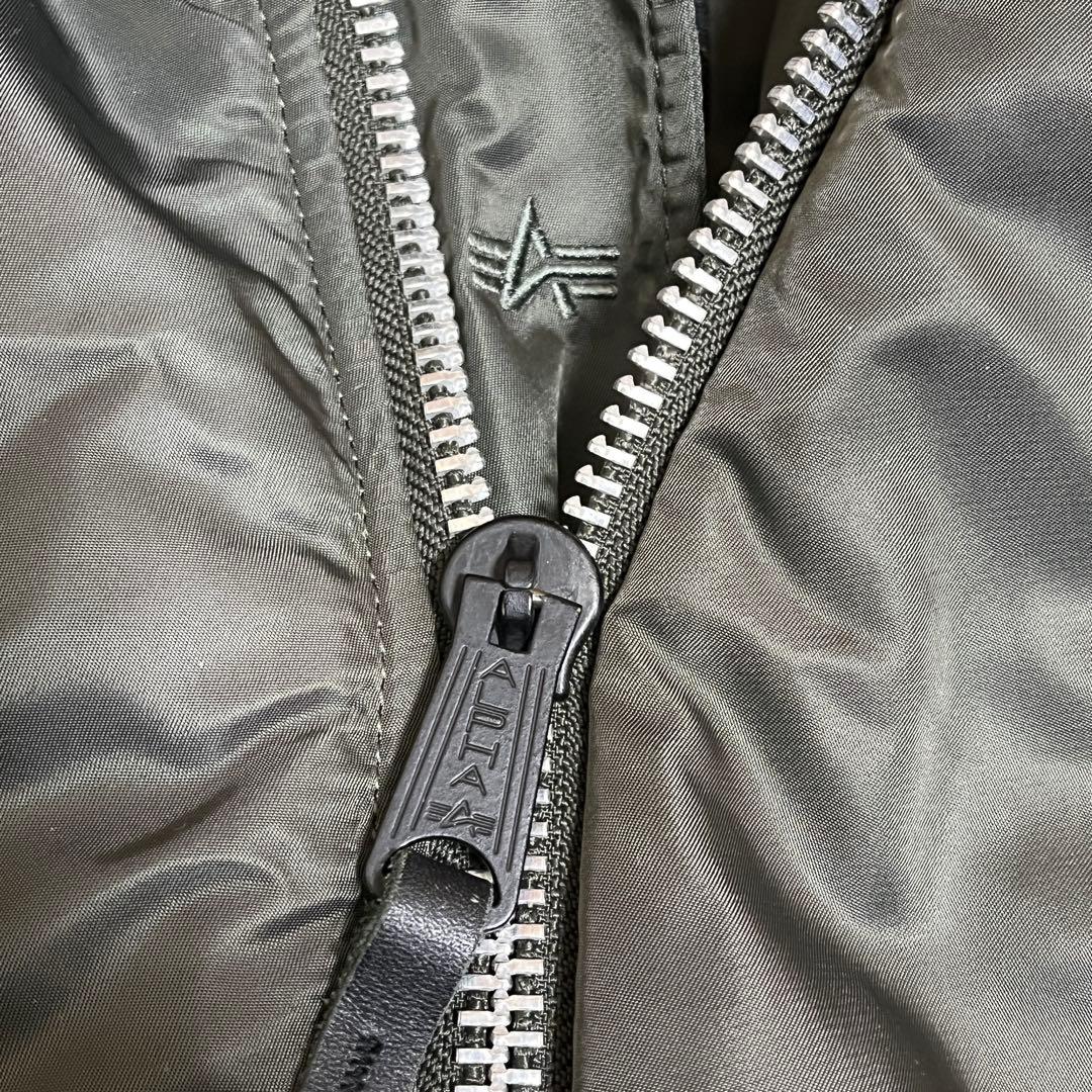 アルファインダストリーズ N-2B 現行　フライトジャケット　短丈　ファー