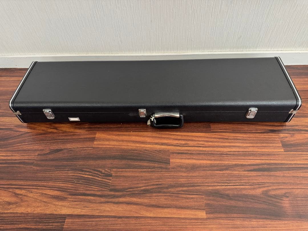 三味線本体 木製 花柄装飾 ケース付き