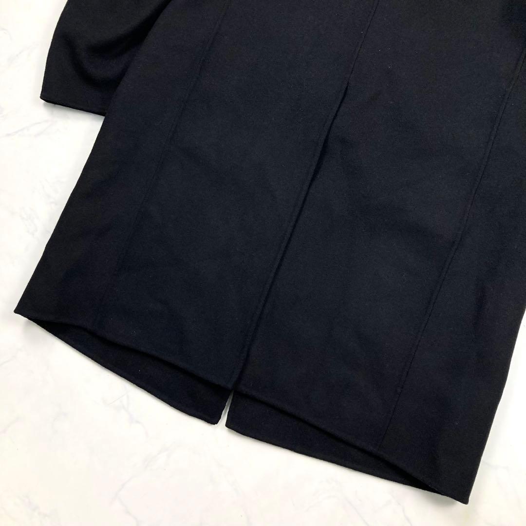 希少サイズ ユニクロ＋J ウール　チェスターコート　ブラック　XXL