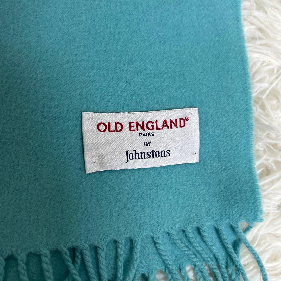 OLD ENGLAND別注 Johnstons カシミヤ100 大判マフラー