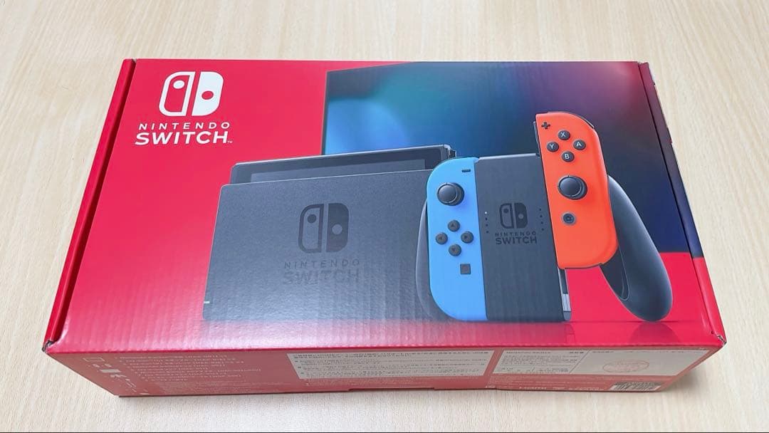 美品　Nintendo Switch ネオンオレンジ/ブルー　本体