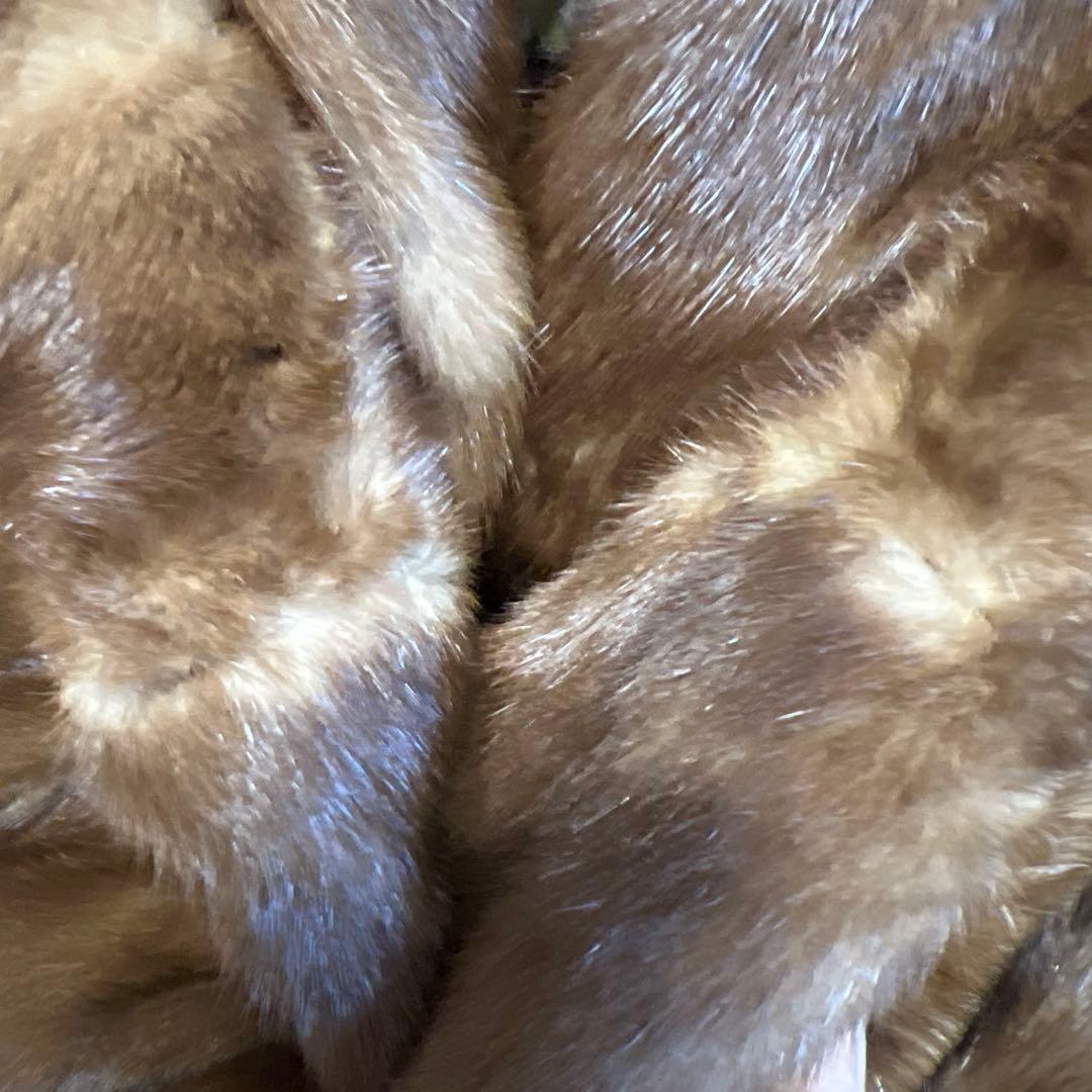 サガミンク デミバフミンク リアルファーコート 毛並み◎ なめし柔らか 13号