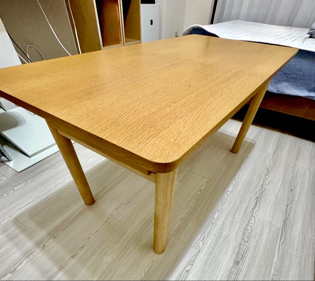 【廃盤品】MUJI 無印良品 ミドルテーブル テーブル オーク材 2023年製