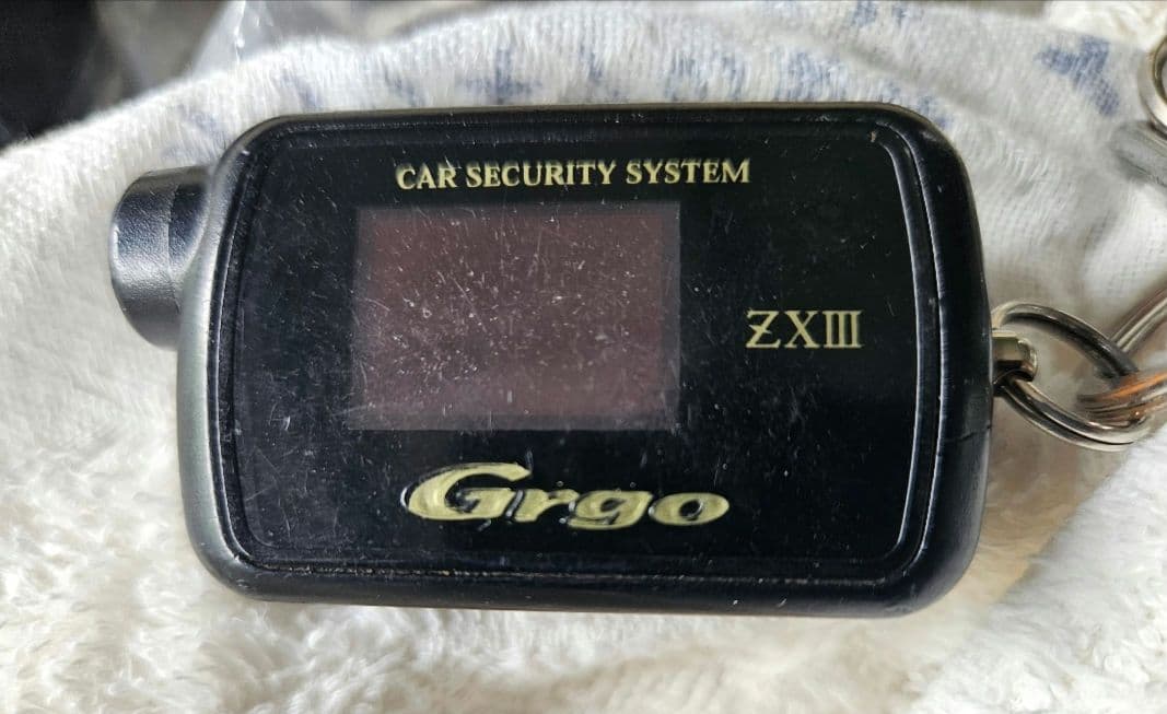 ユピテル ゴルゴ Grgo ZX3 リモコンのみ カーセキュリティー動作OK盗難