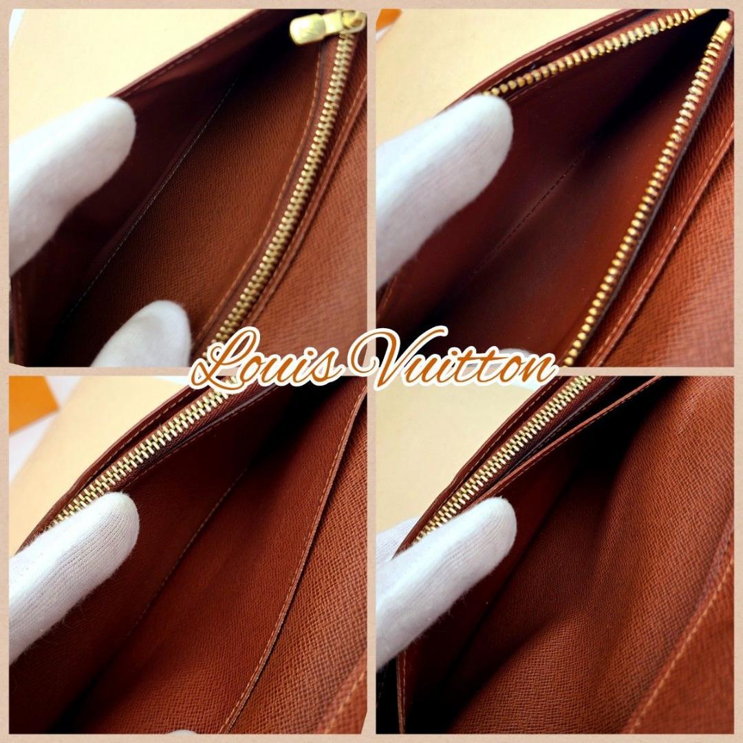 極美品 ルイヴィトン モノグラム 長財布 ポルトフォイユ ブラザ 新型 箱付