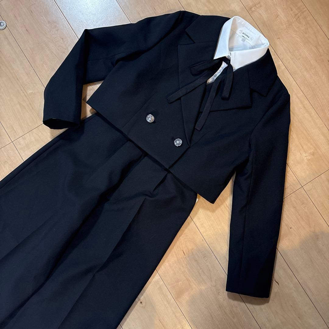 arisanaアリサナ 卒服 パンツスーツ4点セット 160 卒業式