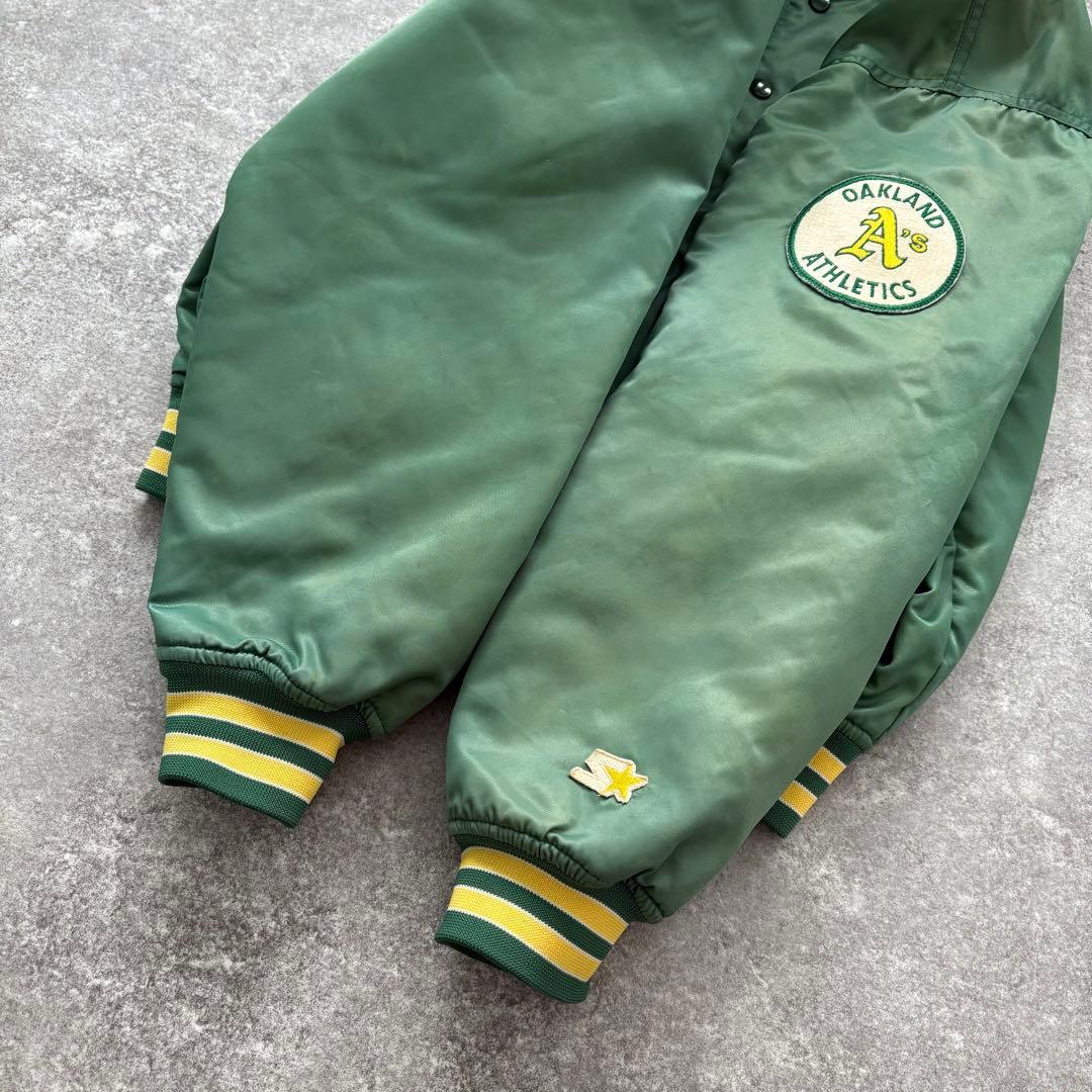 【STARTER】 OAKLAND ATHLETICS スタジャン ワッペン刺繍