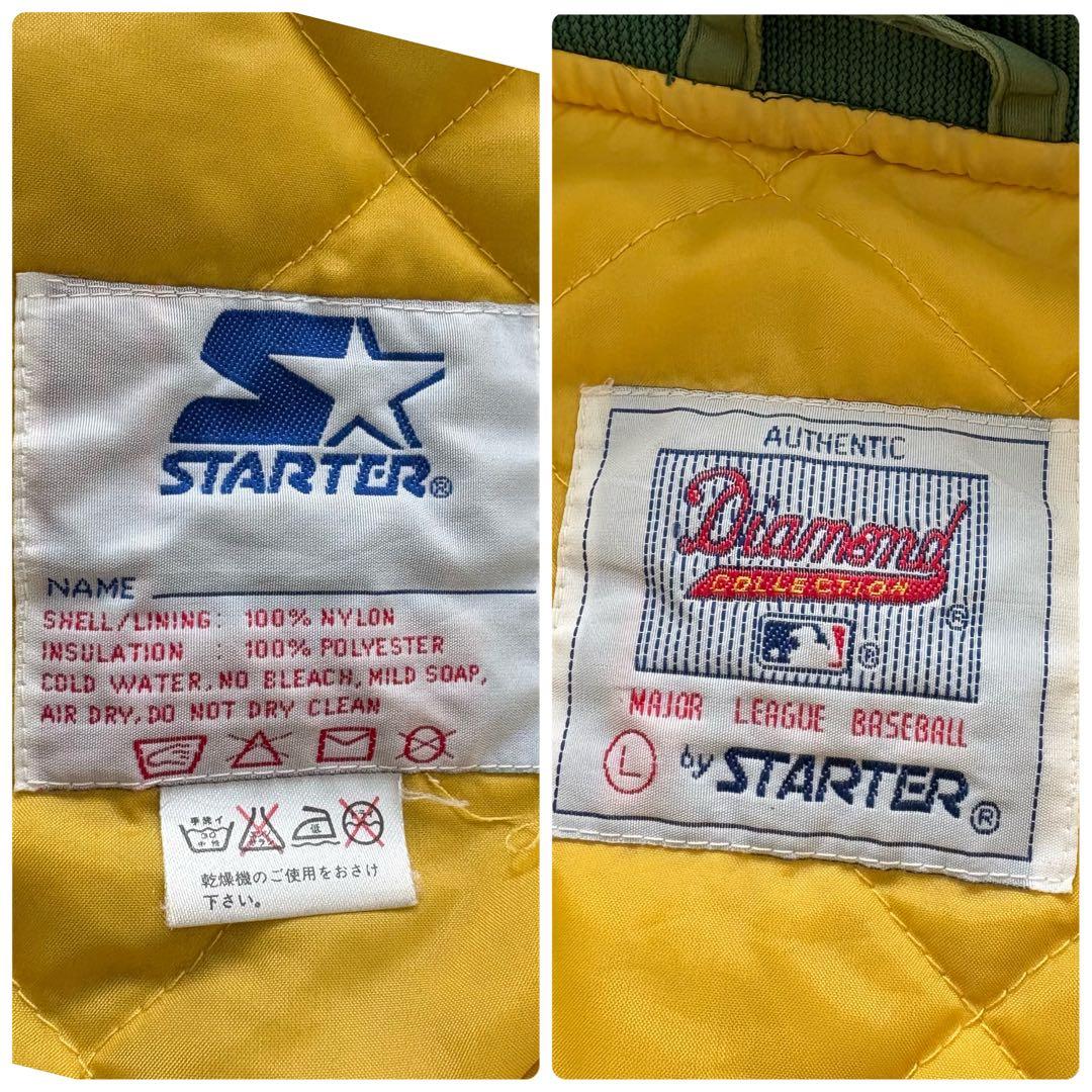 【STARTER】 OAKLAND ATHLETICS スタジャン ワッペン刺繍