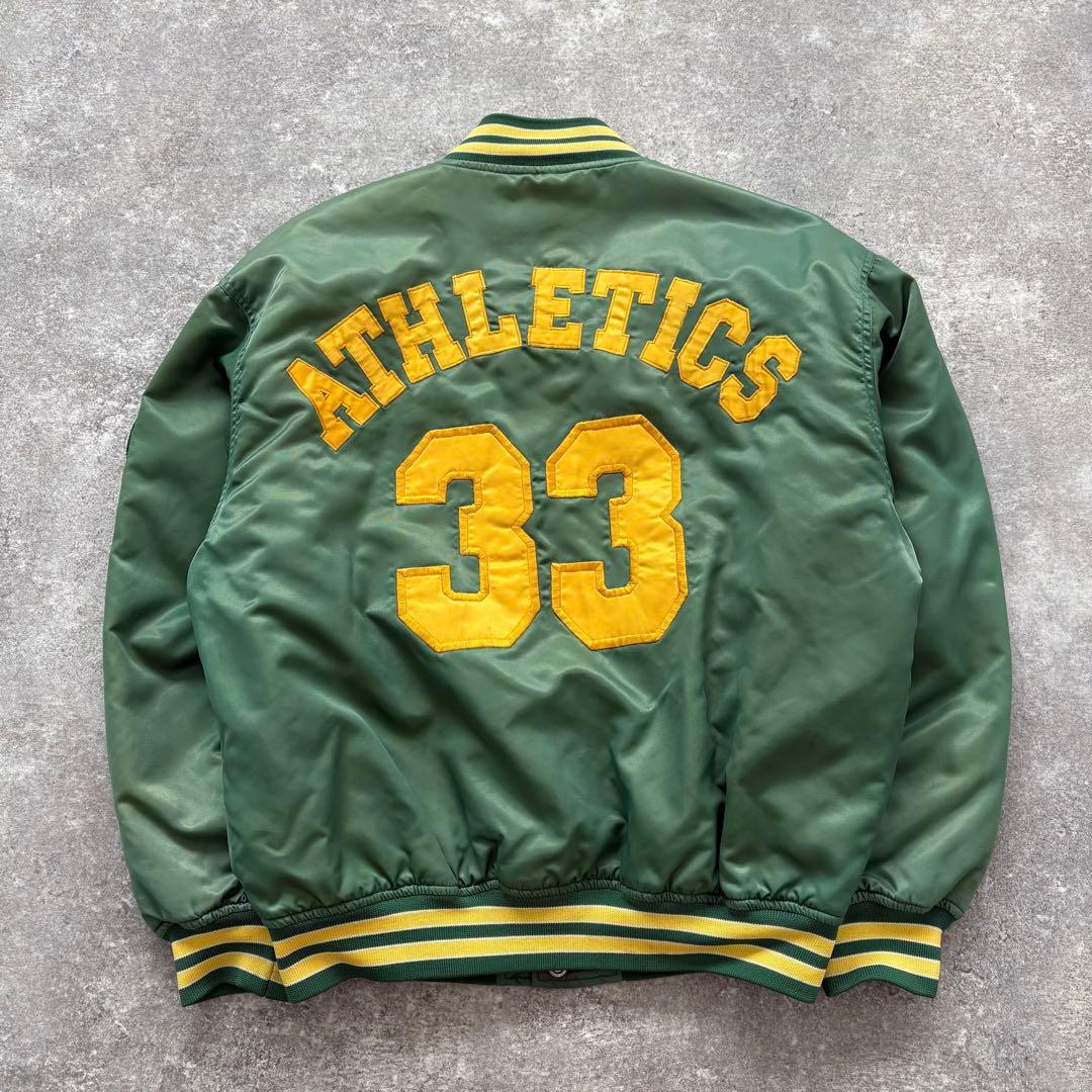 【STARTER】 OAKLAND ATHLETICS スタジャン ワッペン刺繍