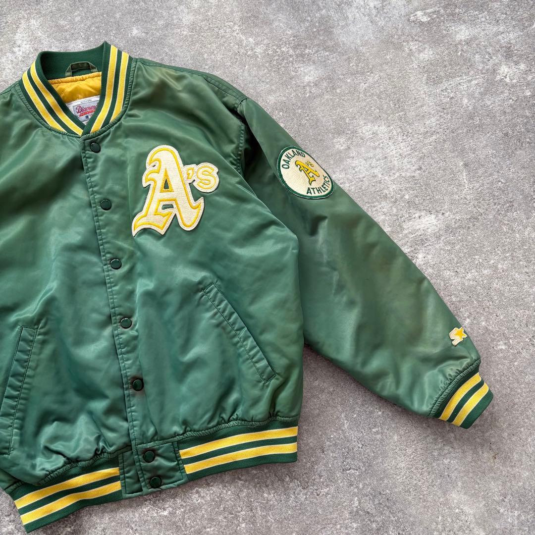 【STARTER】 OAKLAND ATHLETICS スタジャン ワッペン刺繍