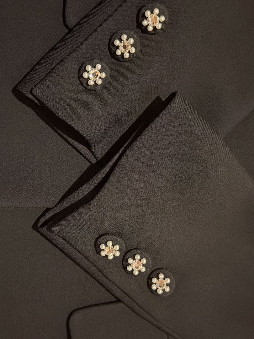 miu miu ブラック ロングコート