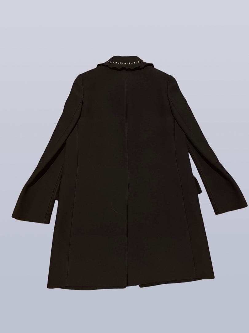 miu miu ブラック ロングコート