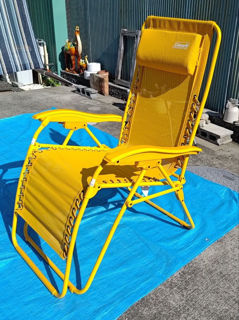 Coleman コールマン 椅子 インフィニティイエロー リクライニングチェア