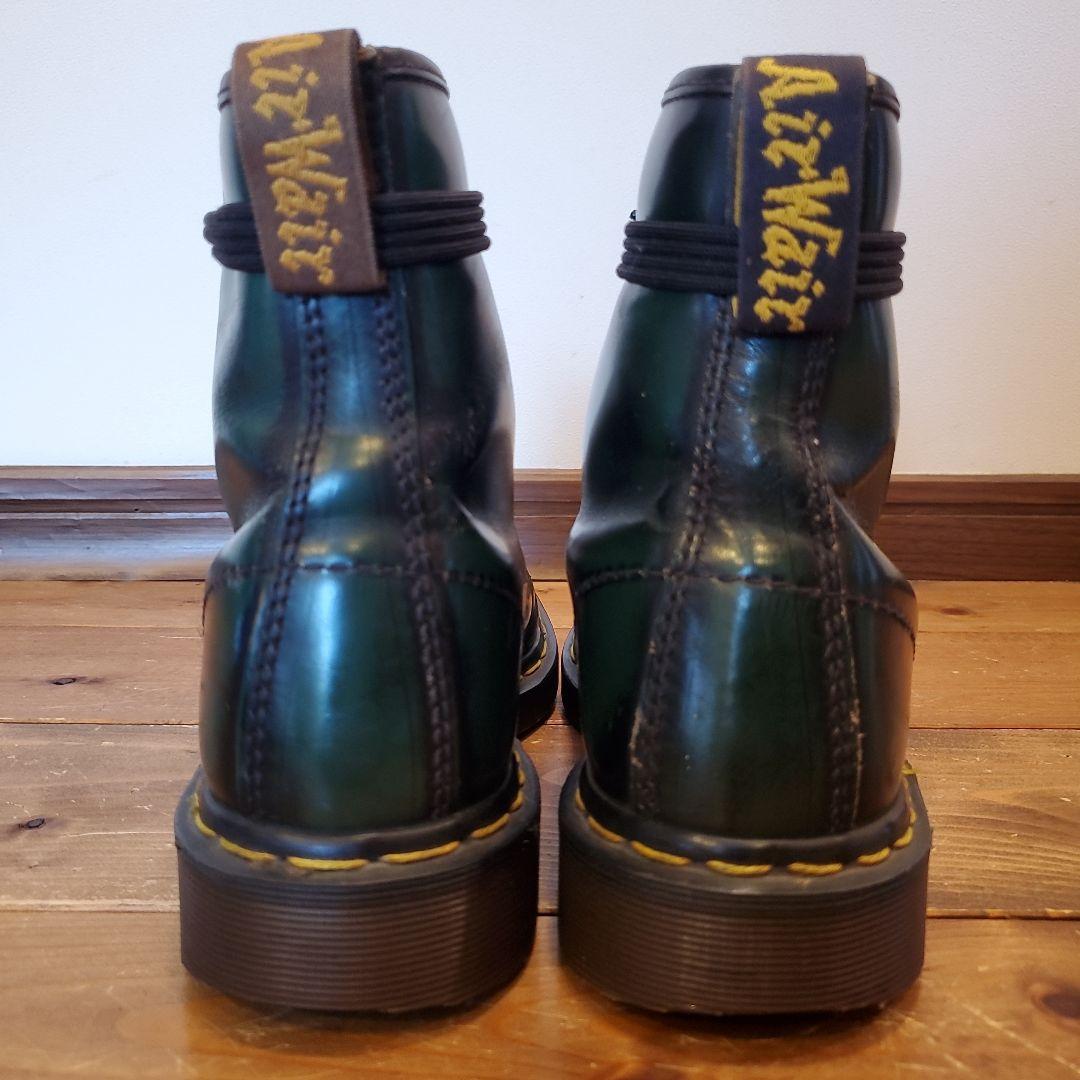 【希少濃緑×ゴールデンサイズ】英国製 ドクターマーチン 8ホール UK7.5