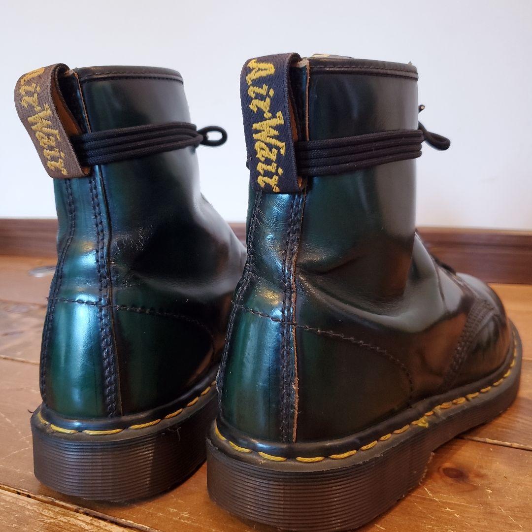 【希少濃緑×ゴールデンサイズ】英国製 ドクターマーチン 8ホール UK7.5