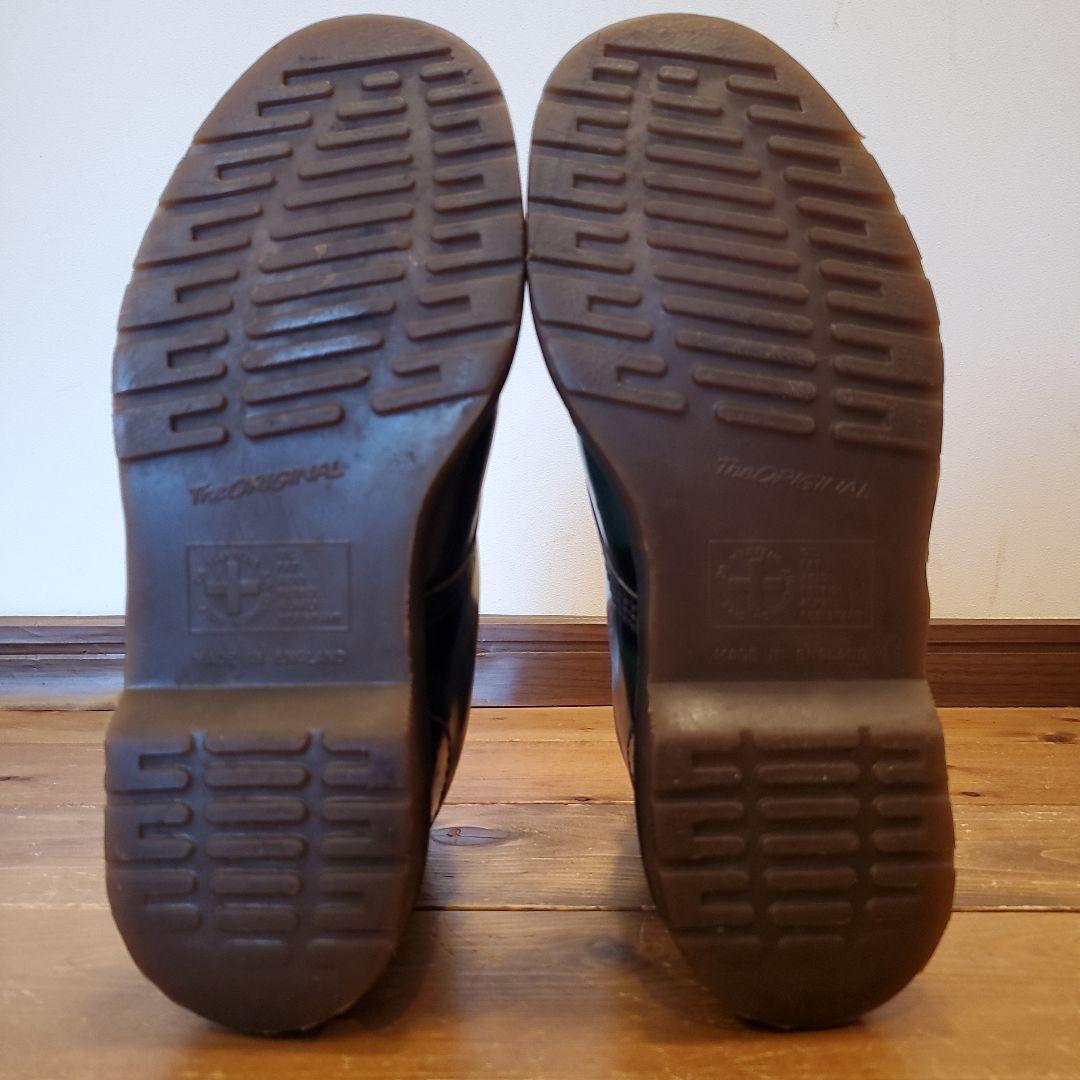 【希少濃緑×ゴールデンサイズ】英国製 ドクターマーチン 8ホール UK7.5