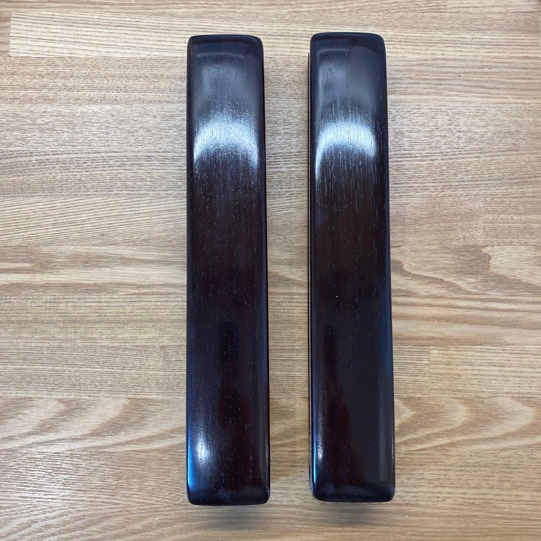 拍子木　紫檀　８寸　(24cm)