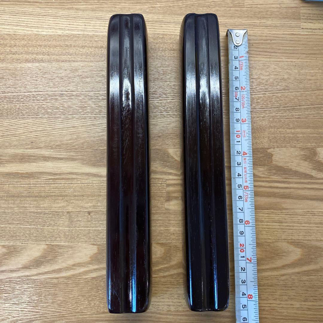 拍子木　紫檀　８寸　(24cm)