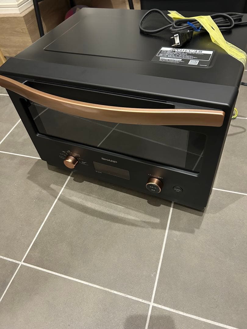 （ジャンク品）SHARP 電子オーブンレンジ RE-SD18 A-B 黒
