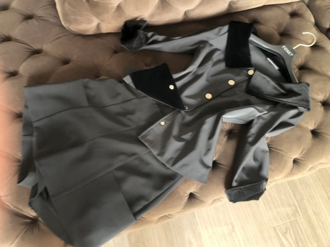 フォクシー★FOXEY★マジックスタイルジャケット★ベロア襟★