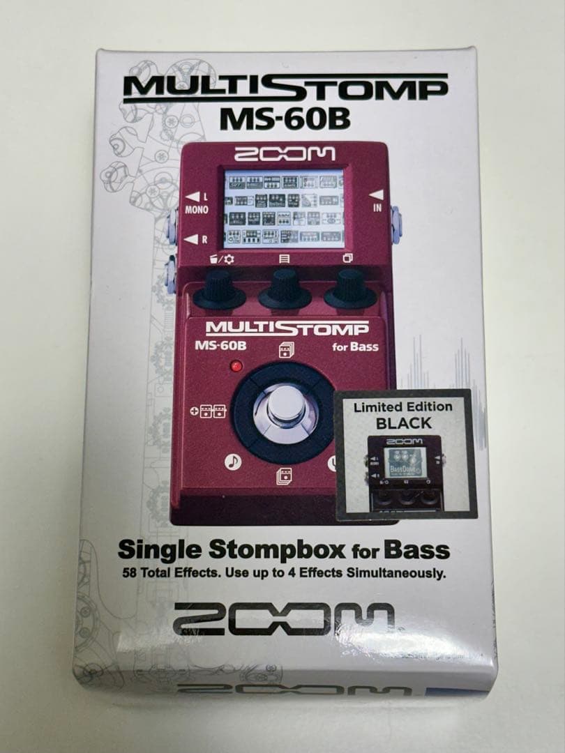 ZOOM MS-60B Limited Edition BLACK 限定カラー