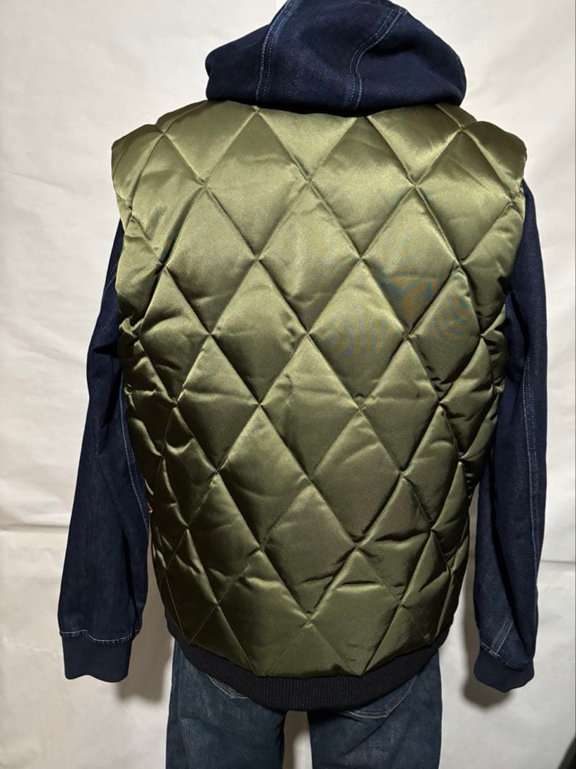 DIESEL ディーゼル　ノルディック柄　刺繍　ダウンベスト　美品