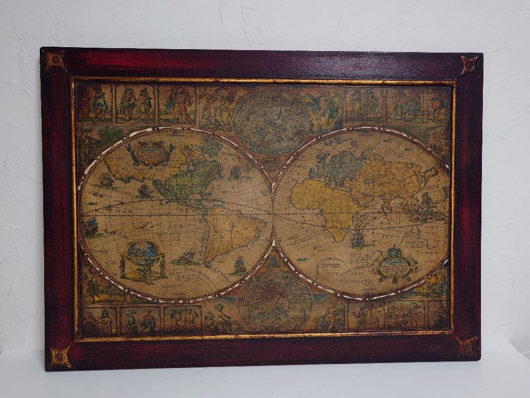 地球 地図 飾り ディスプレイ アンティーク レトロ ヴィンテー ビンテージ