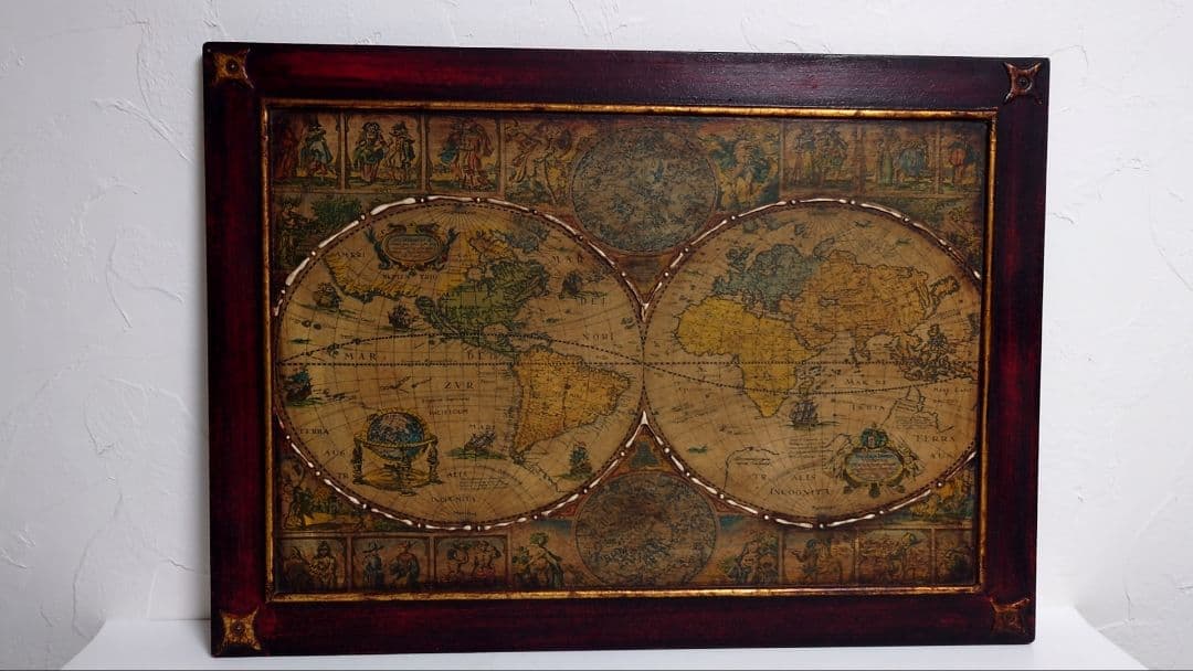 地球 地図 飾り ディスプレイ アンティーク レトロ ヴィンテー ビンテージ