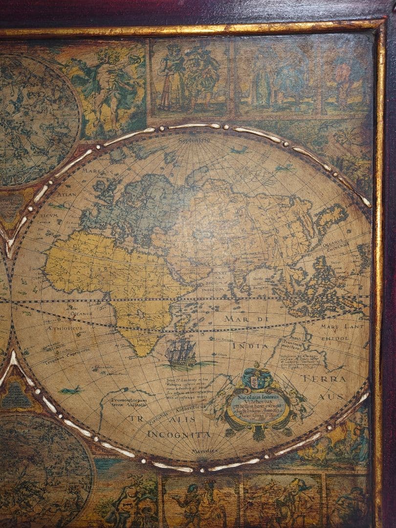 地球 地図 飾り ディスプレイ アンティーク レトロ ヴィンテー ビンテージ