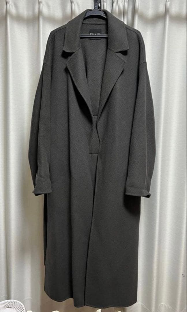 美品 VERMEIL par iena SUPER160sリバーラップコート