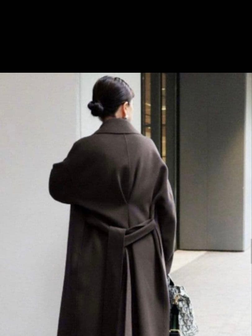 美品 VERMEIL par iena SUPER160sリバーラップコート