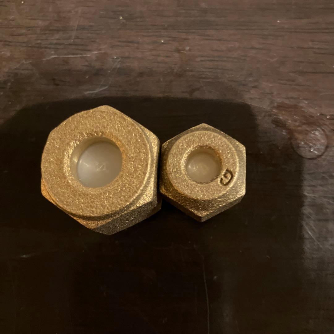 エアコン部材　フレアナット　2分3分　各100個セット合計200個