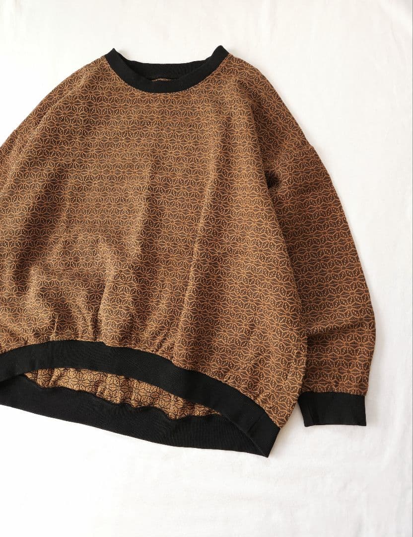 ◇ボンレスハム様◇UZUiRO　刺し子織　トレーナー　三河木綿　プルオーバー