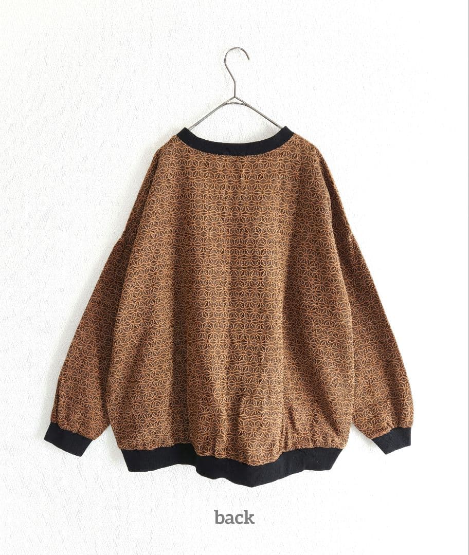 ◇ボンレスハム様◇UZUiRO　刺し子織　トレーナー　三河木綿　プルオーバー