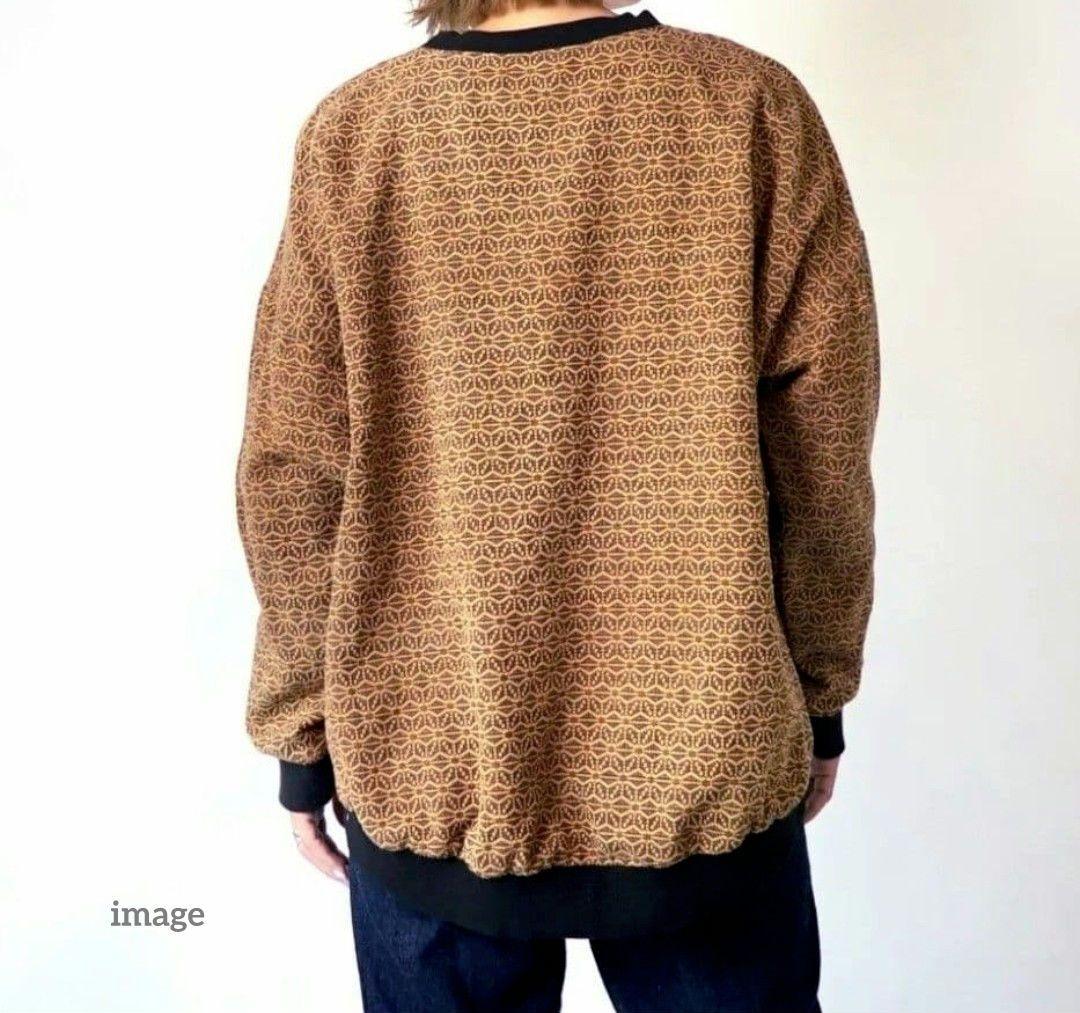 ◇ボンレスハム様◇UZUiRO　刺し子織　トレーナー　三河木綿　プルオーバー