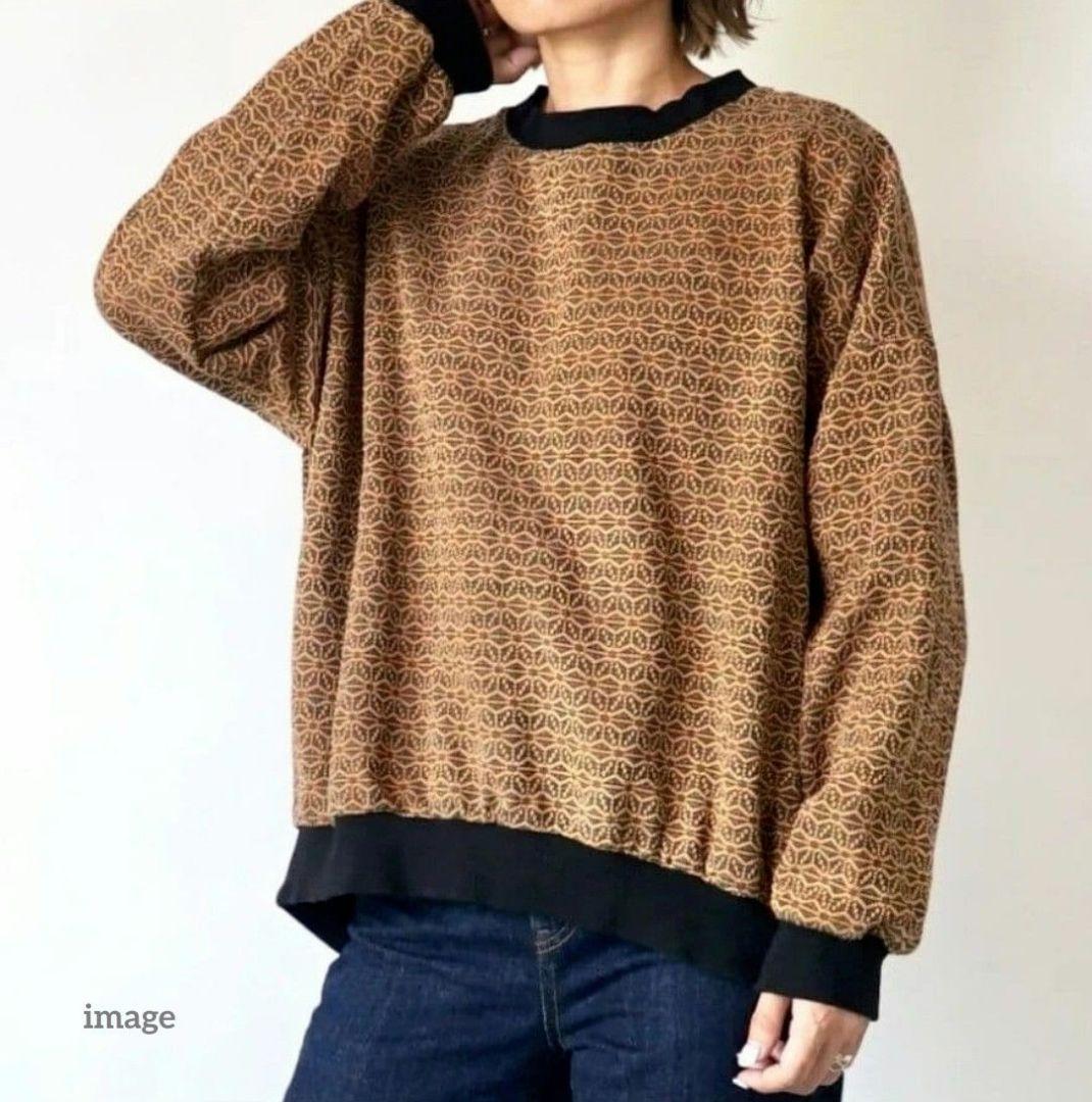 ◇ボンレスハム様◇UZUiRO　刺し子織　トレーナー　三河木綿　プルオーバー