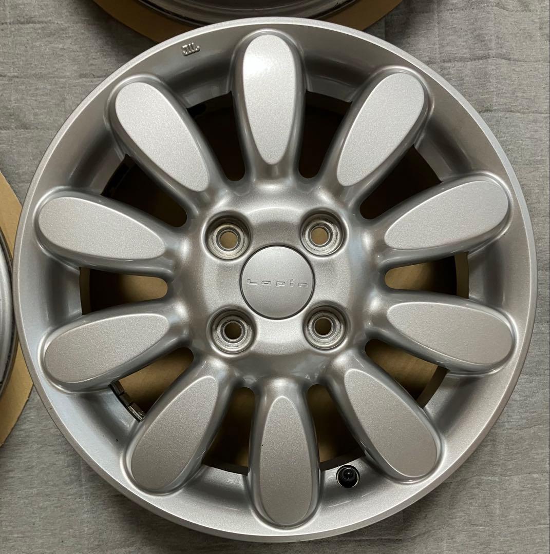 希少 中古 ラパン 純正 ホイール ４本 HE33 LC ショコラ スズキ