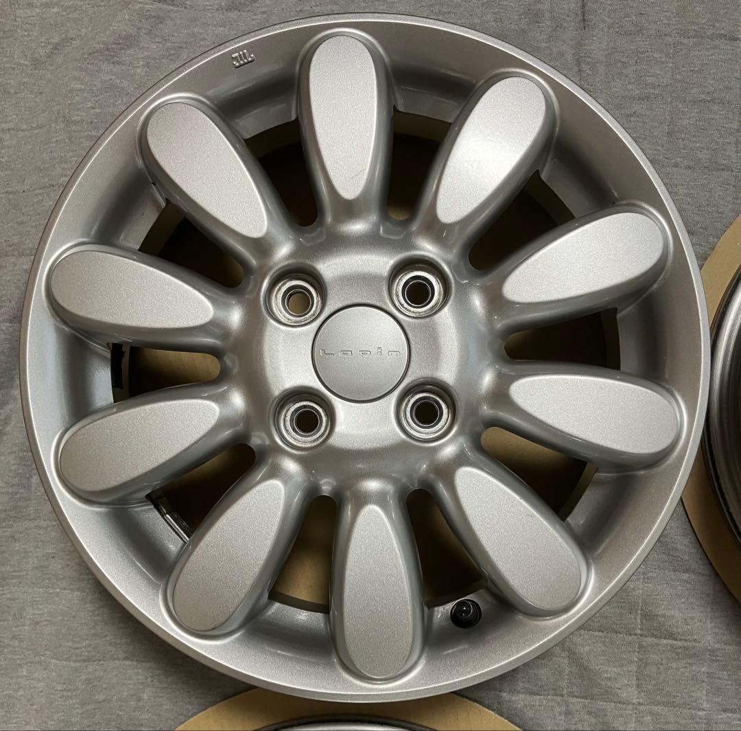 希少 中古 ラパン 純正 ホイール ４本 HE33 LC ショコラ スズキ