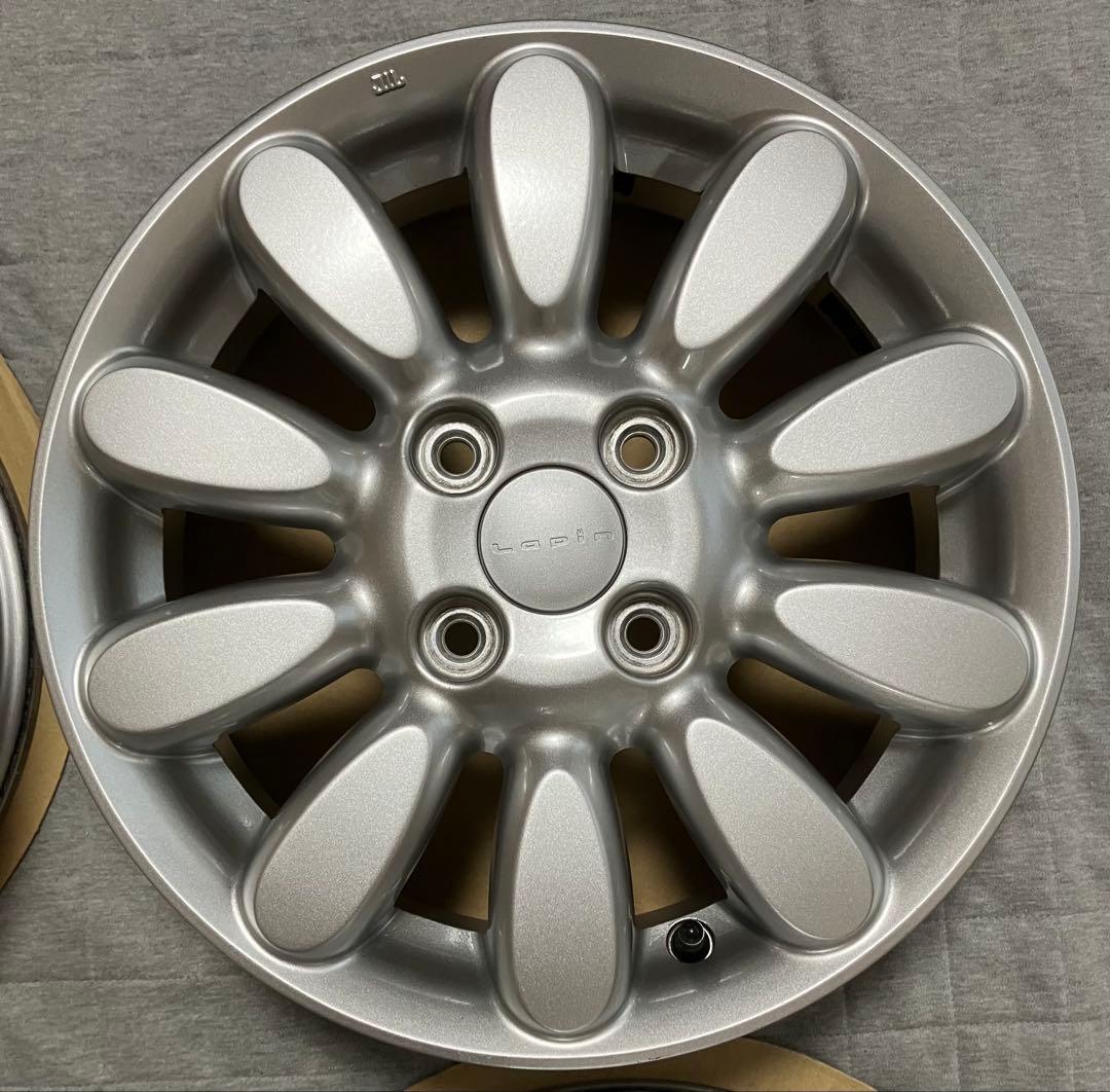 希少 中古 ラパン 純正 ホイール ４本 HE33 LC ショコラ スズキ