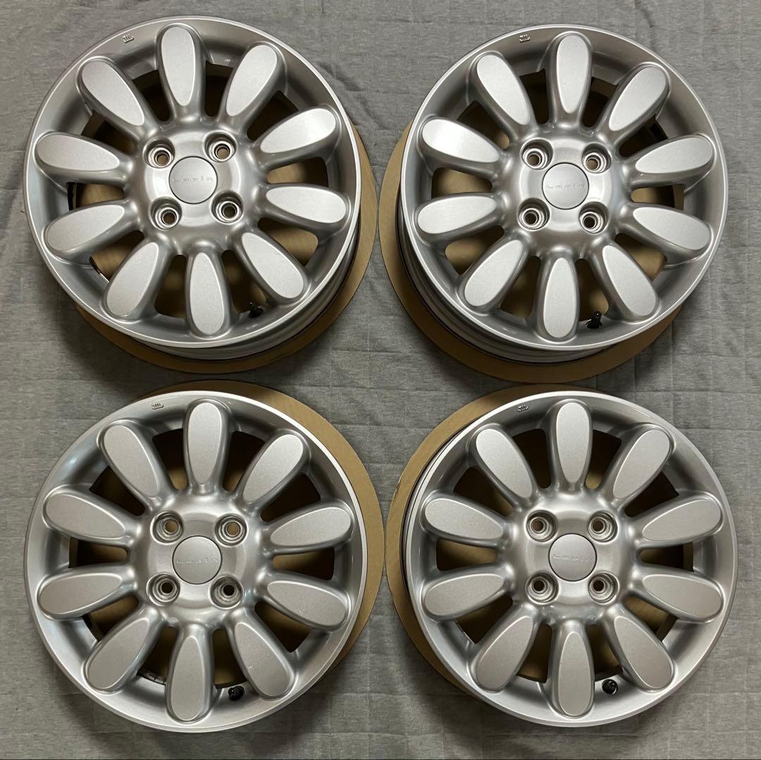 希少 中古 ラパン 純正 ホイール ４本 HE33 LC ショコラ スズキ