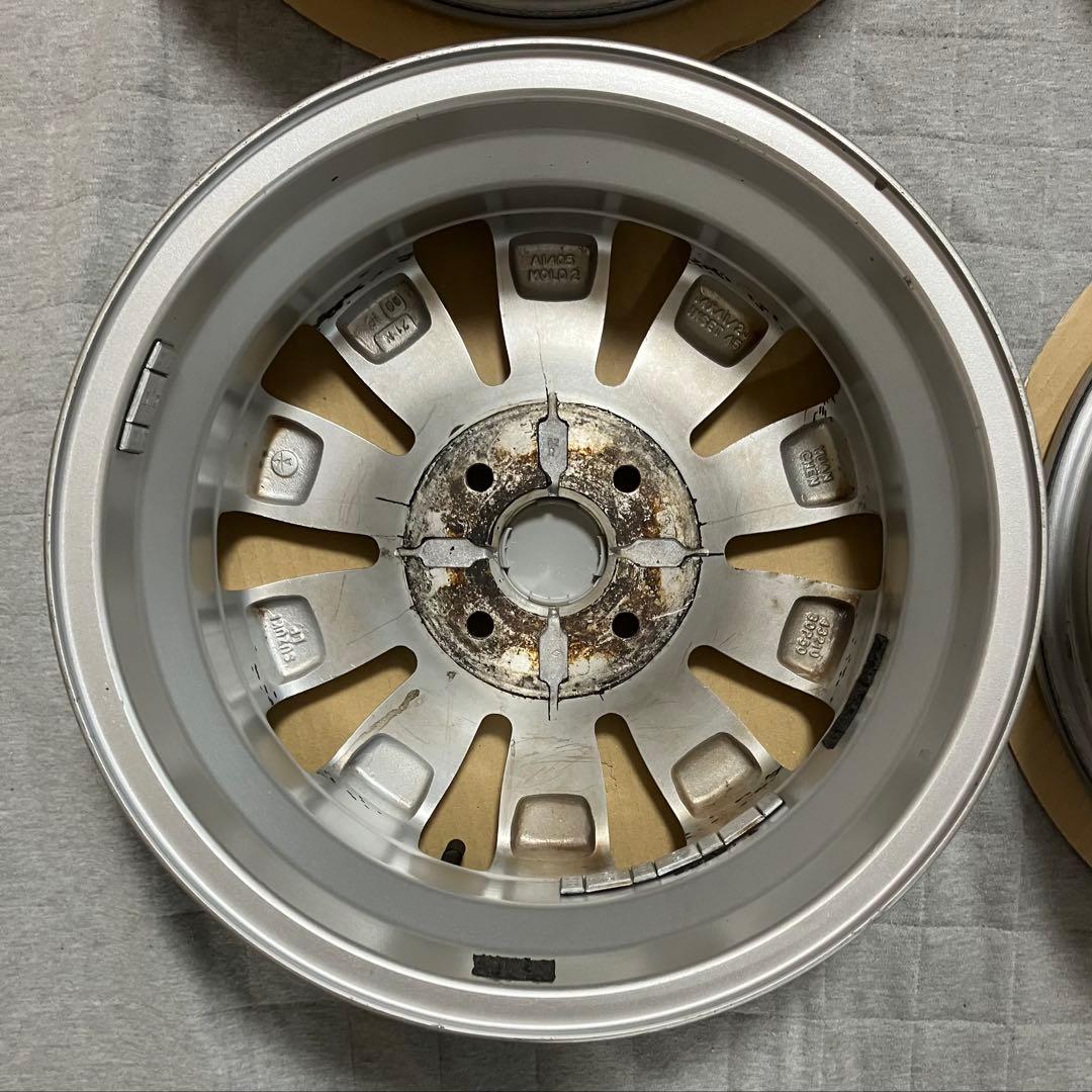 希少 中古 ラパン 純正 ホイール ４本 HE33 LC ショコラ スズキ