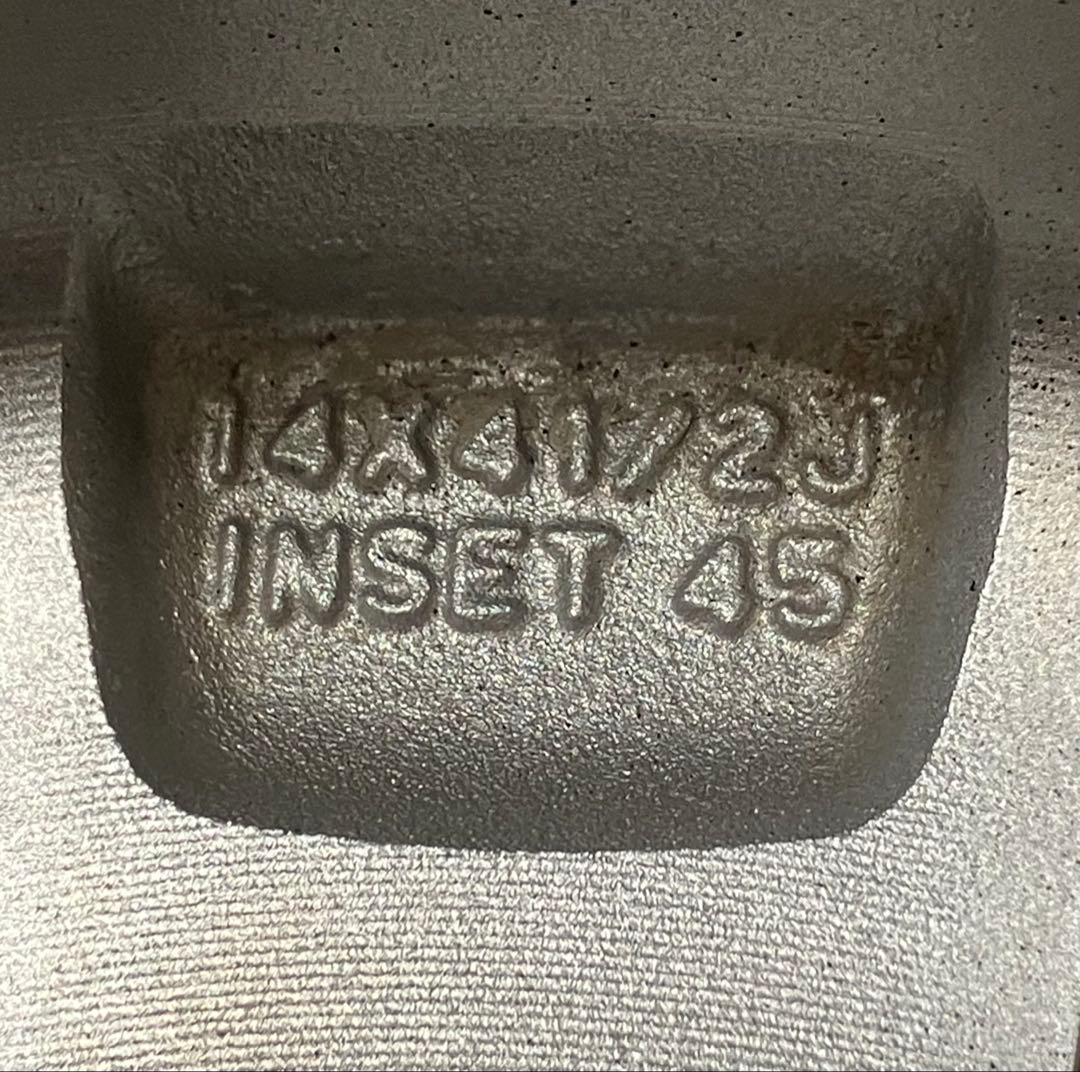 希少 中古 ラパン 純正 ホイール ４本 HE33 LC ショコラ スズキ