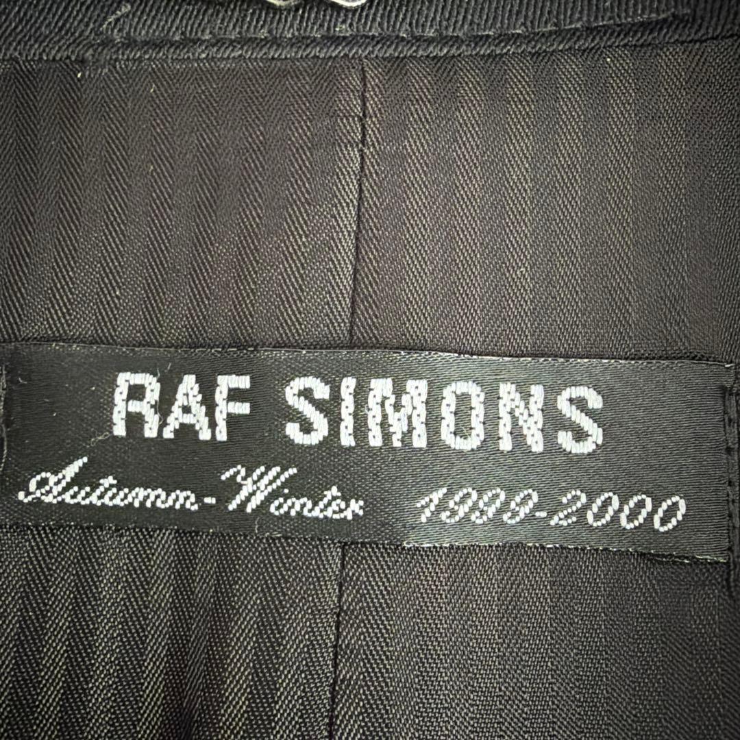 RAF SIMONS チェスターコート ブラック　48