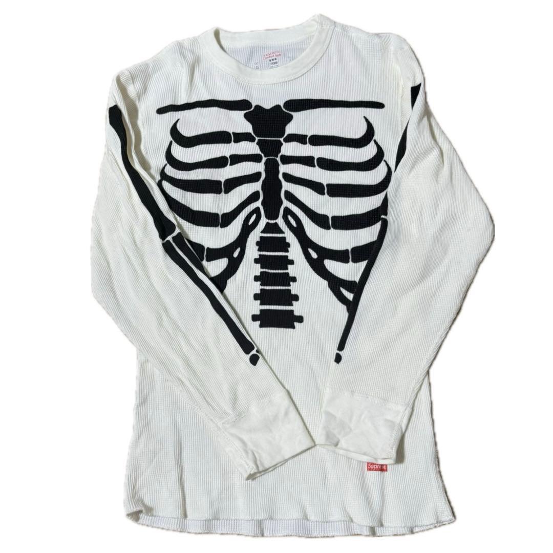 Supreme Hanes Bones Thermal Crew M ホワイト