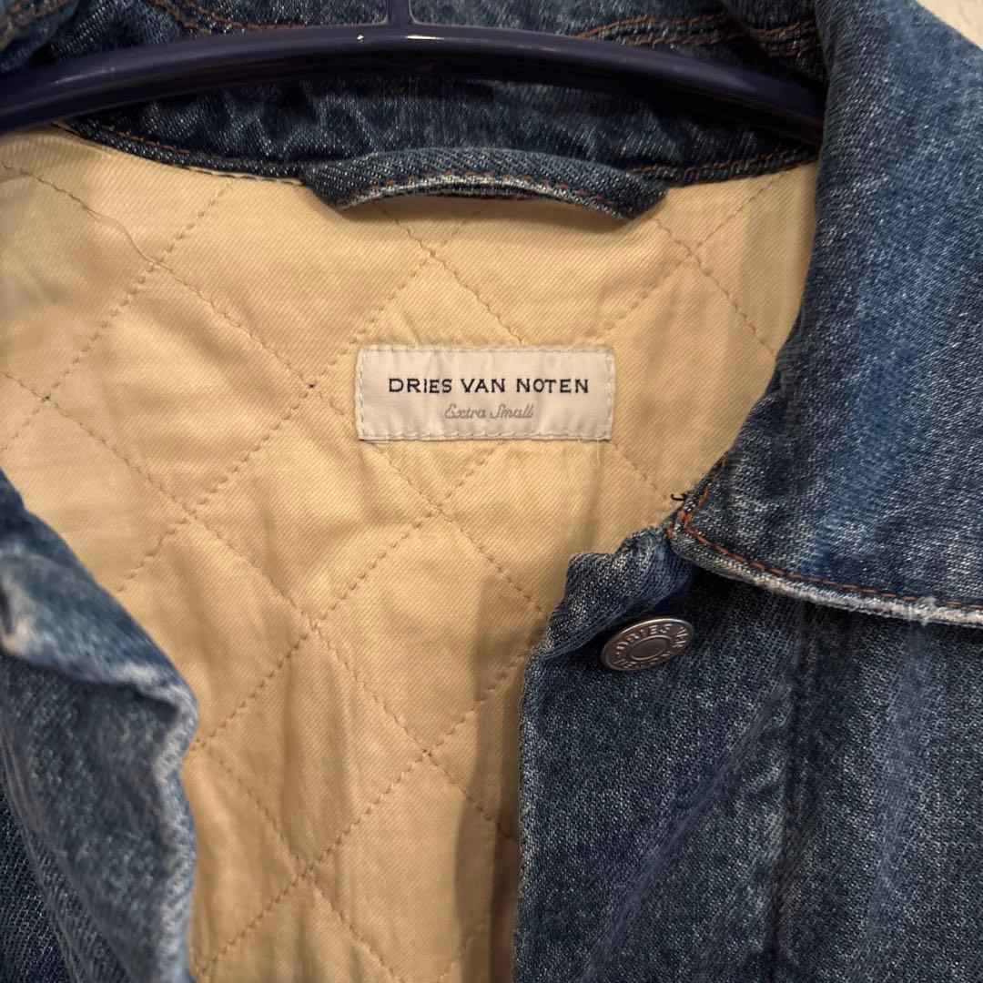 ドリスヴァンノッテン オーバーサイズデニムジャケット　キルティング